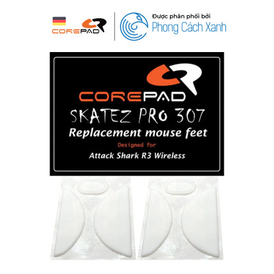 Feet chuột PTFE Corepad Skatez PRO Attack Shark R3 Wireless (2 bộ) - Hàng Chính Hãng