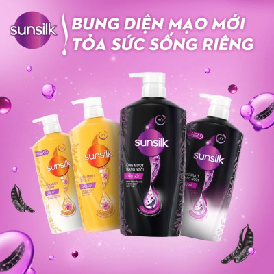 Dầu gội Sunsilk Óng Mượt Rạng Ngời 900g