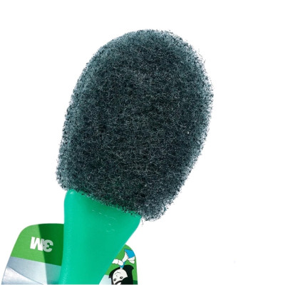 Cọ toilet sợi cước nylon siêu sạch tiện dụng Scotch-Brite 3M SB-TLSS - Tặng 2 mút rửa chén, làm sạch nhanh, sợi cước bền bỉ, tay cầm chắc chắn