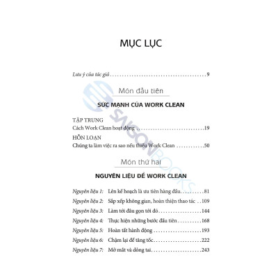 Work Clean - Phương Pháp Tổ Chức Công Việc Và Đời Sống Như Một Đầu Bếp Chuyên Nghiệp - Bản Quyền