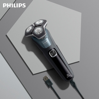 Máy cạo râu khô và ướt cao cấp thương hiệu Philips SkinIQ S5831/01 và S5832/01 45 lưỡi cắt SteelPrecision tự mài - Hàng Chính Hãng