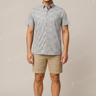 Áo sơ mi nam ngắn tay Khatoco