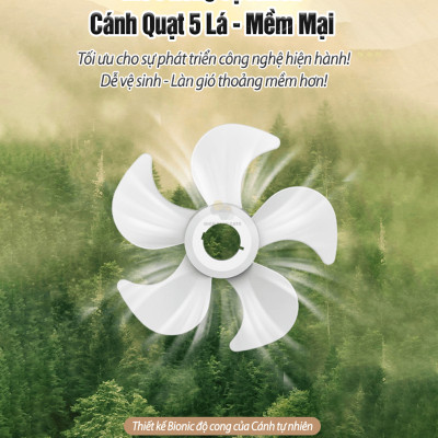 Quạt đứng tích điện P2000 thông minh không dây, điều khiển từ xa có đèn ngủ, gấp gọn lưu trữ tiện lợi, linh hoạt xoay quay tự động, hàng chính hãng