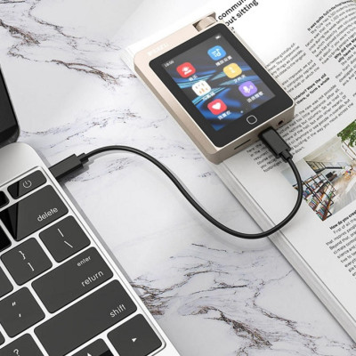 Máy Nghe Nhạc MP3 Màn Hình 2.8 Inch Sử Dụng Chip DSD256 Giải Mã Hifi Lossless Bluetooth 5.2 Ruizu A55 Bộ Nhớ Trong 16GB - Hàng Nhập Khẩu