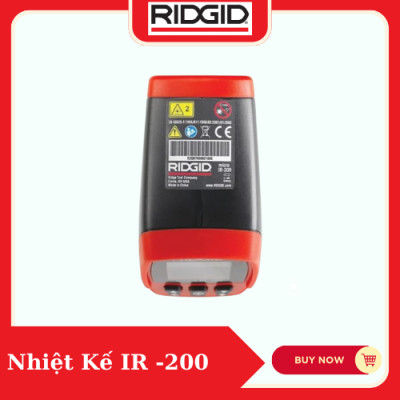 Nhiệt kế hồng ngoại IR-200 RIDGID (36798) Nhanh Chóng Và Chính Xác Chỉ Với Một Nút Bấm Số 1 Tại Mỹ - Hàng Chính Hãng
