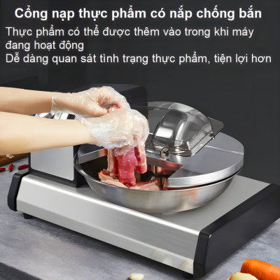 Máy băm thịt và rau củ quả tự động công nghiệp, dùng cho nhà hàng và khách sạn. Thương hiệu Mỹ cao cấp Septree - GJ805. Hàng nhập khẩu