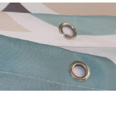 RÈM PHÒNG TẮM POLYESTER KHÔNG THẤM NƯỚC, HỌA TIẾT ĐÈN LỒNG