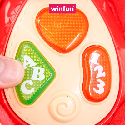 Đồ chơi sơ sinh, giáo dục sớm, thú bông hình chú khỉ phát nhạc vui nhộn cho trẻ từ 0 đến 36 tháng WinFun 0275