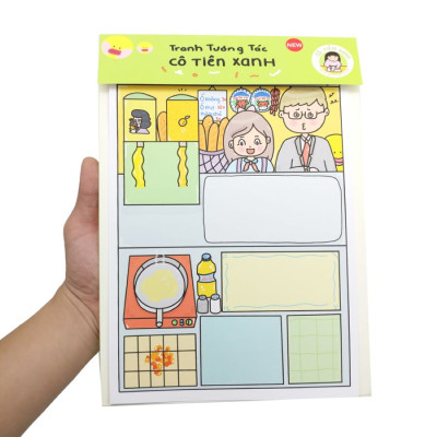 Bộ Tranh Tương Tác Cô Tiên Xanh - Bánh Mì Sài Gòn