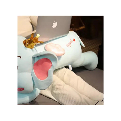 Thú nhồi bông voi đội vương miệng đáng yêu - Size 70cm đến 1m1 - Quà tặng gấu bông con voi êm mịn cho bé.