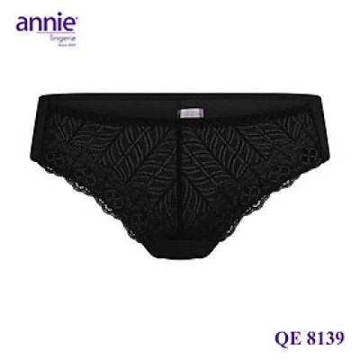 Quần lót nữ annie cao cấp QE 8139 phối ren, lưng vừa, không lộ viền