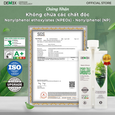 Thùng Keo Chà Ron 2 Thành Phần - Keo Chít Mạch Chống Thấm, Không Chứa Chất Gây Ung Thư