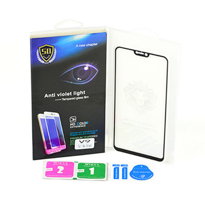 Miếng Dán Cường Lực Bảo Vệ Màn Hình Toàn Diện Cho Vivo V9 - Full Màn Hình - Màu Đen - Hàng Chính Hãng