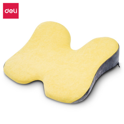 Đệm Lót Lưng Ghế Văn Phòng Cao Cấp Công Thái Học Cao Cấp Cao Su Non Deli - Thiết Kế 3D Lưới Thoáng, Chống Mỏi Lưng, Đau Xương Cụt, Thoát Vị Đĩa Đệm, Dành Cho Người Bị Trĩ - LE800 LE801 LE802 LE803