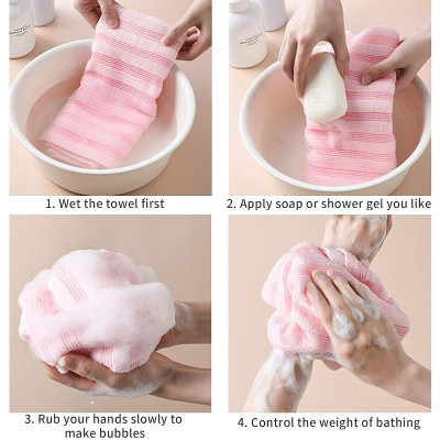 Khăn tắm kì lưng Yokozuna Pururun 20x95cm - Hàng Nội Địa Nhật Bản