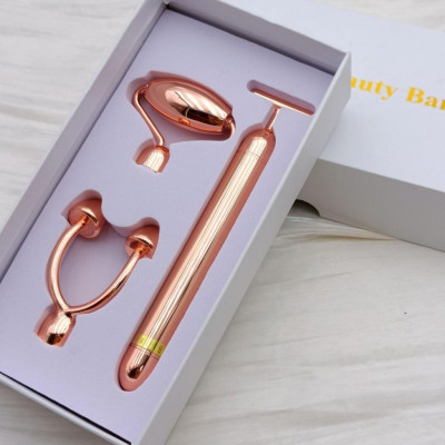 (Hàng Có Sẵn) Cây lăn mát xa mặt nâng cơ (Nhận hàng 1-4 ngày) săn da mặt giảm nếp nhăn & Máy Massage Mắt Mini