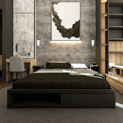 [Happy Home Furniture] OLA, Giường ngủ 3 ngăn kéo, GNG_097, GNG_098, GNG_099, GNG_100