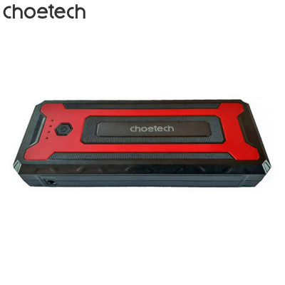 Bộ kích nguồn ô tô Choetech TC0009 2000A sạc pin cầm tay dung lượng 16000mAh tích hợp đèn Led 3 chế độ (Hàng chính hãng)