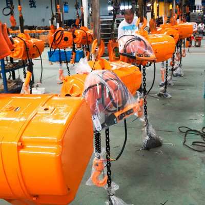 Pa Lăng Xích Điện ABG Kdh 2 Tấn Xích Đơn, Độ Dài Xích 6 Mét, Palang Xích Dùng Điện 380V Dùng Nâng Hạ Hàng Hóa, Thiết Bị Trong Nhà Xưởng, Công Nghiệp- Hàng Chính Hãng