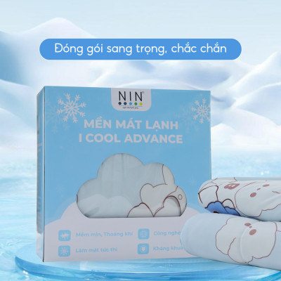 [CHĂN HÈ MÁT LẠNH] Mền lạnh I Cool Advance NIN House NM8029 2mx2m2 hoạ tiết chữ | Chăn chần cotton Ice Silk, Chăn điều hoà nhiều độ