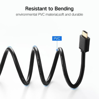 Ugreen UG10109HD104TK 5M màu Đen Cáp tín hiệu HDMI chuẩn 1.4 hỗ trợ phân giải 4K * 2K - HÀNG CHÍNH HÃNG