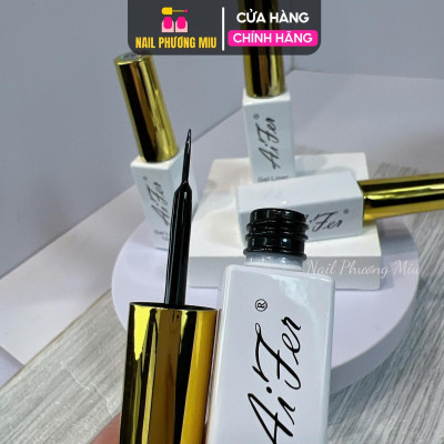 Gel Cọ Nét Aifer 15ml, Vẽ Nail Nghệ Thuật, Màu Nhũ Vàng, Bạc, Trắng, Đen, Chất Lượng Cao Làm Nail  Tạo Đường Nét Tinh Tế Sơn Gel Nữ bút vẽ metan nail