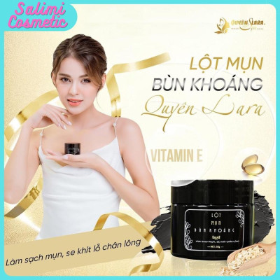 Lột Mụn Bùn Khoáng Quyên Lara 50g, Lột Mụn Cám, Mụn Đầu Đen, Làm Sạch Mụn, Se Khít Lỗ Chân Lông