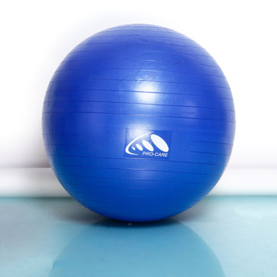 Bóng Tập Fitness, Yoga Chính Hãng PRO-CARE Cao Su Chống Nổ, Đường Kính 65cm Và 75cm - Tặng Ống Bơm