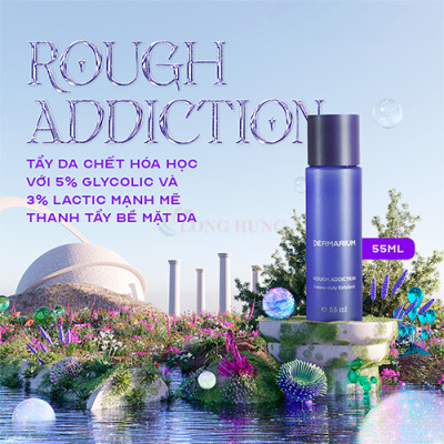 Tẩy tế bào chết Dermarium Rough Addiction 8% Glycolic + Lactic Acid (55ml/150ml) - Hàng chính hãng