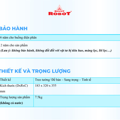 Máy Lọc Nước Điện Giải Ion Kiềm ROBOT IonPrince 910 - Hàng Chính Hãng