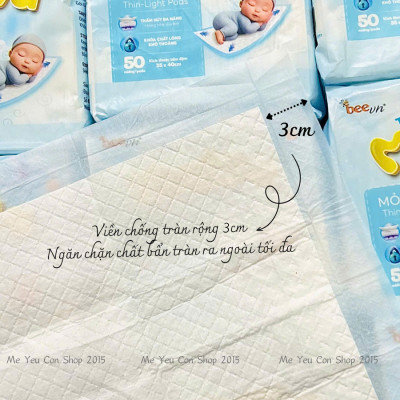 Miếng Lót Chống Thấm, Miếng Lót Thay Tã Dùng 1 Lần MAMA Mỏng, Nhẹ, Thấm Hút Tốt Dùng Bé Sơ Sinh