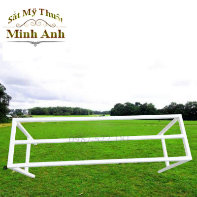 Kệ kê chậu cây ban công sân thượng. Dài 80cm. Rộng 20-25-30cm. Cao 30-40-50-60cm. 1,2,3 nan phụ giằng chân. hộp thép 2x2cm ( Hàng Chính Hãng )