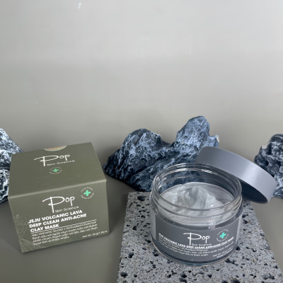 Mặt Nạ Đất Sét Tro Núi Lửa JeJu Ngừa Mụn Sạch Sâu POP