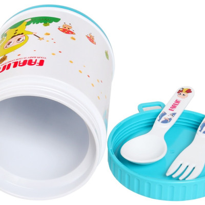 Cặp Lồng Giữ Ấm, Ủ Ấm Thức Ăn Farlin Bằng Nhựa BF-228A 500ml - Giao Màu Ngẫu Nhiên