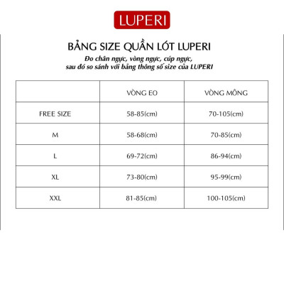 Quần Lót Nữ Phối Ren Cạp Cao LUPERI SP733 Dáng Bikini Phom To, Chất Liệu Microfiber Nhập Khẩu Mềm Mịn, Co Giãn, Không Lằ