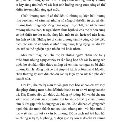 Bảo Vệ Trẻ Trước Chấn Thương Tâm Lý