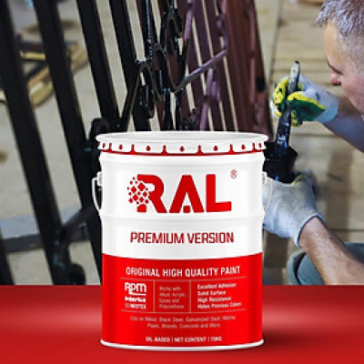 Sơn Acrylic 2IN1 (Lót + phủ) RAL RAONER 2IN1 - 5KG