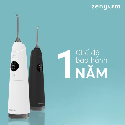 Combo 1 Máy Tăm Nước Zenyum Pro và 1 Bàn Chải Điện ZenyumSonic MỚI 2.0 - Màu sắc Đen/Trắng