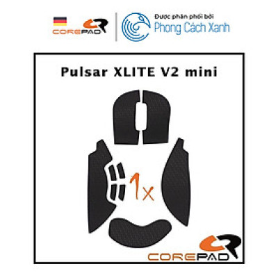 Bộ grip tape Corepad Soft Grips - Pulsar XLITE V2 mini Wireless - Hàng Chính Hãng