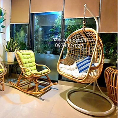 Xích đu mây home decore Navicom