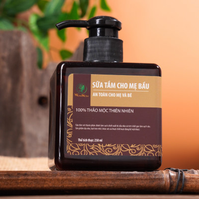 Sữa Tắm Thảo Mộc Mềm Mại, Sáng Hồng Da Cho Mẹ Bầu Wonmom 250ml