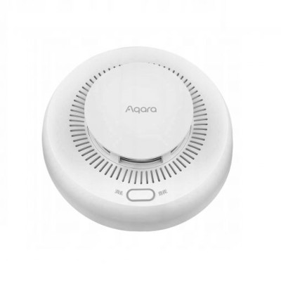 Cảm biến khói Aqara sử dụng độc lập hoặc kết nối bộ trung tâm, App Mi Home/Aqara Home, tích hợp Apple Homekit