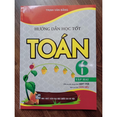 Sách - Combo Hướng Dẫn Học Tốt Toán 6 (Tập 1+ Tập 2) - Bám Sát SGK Cánh Diều