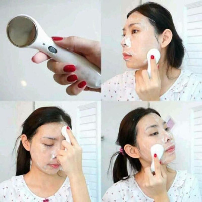 Máy masage mặt bằng ion ,máy mini cầm tay , cấp ẩm ,làm sạch lỗ chân lông , chống bẩn ,chống nếp nhăn dưỡng trắng ,mịn da làm đẹp trẻ hóa da 