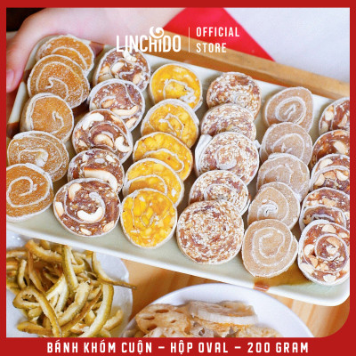 Bánh Khóm Cuộn - Đặc Sản Đồng Tháp - Túi Zip 80 Gram