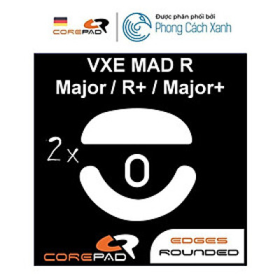Feet chuột PTFE Corepad Skatez PRO VXE MAD R / VXE MAD R+ / VXE MAD Major / VXE MAD Major+ (2 bộ) - Hàng Chính Hãng