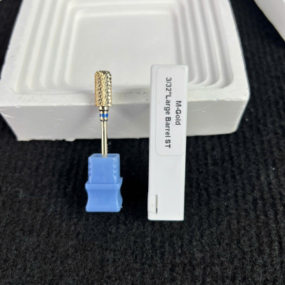 Combo 3 Đầu Mài Titan Đa Năng 5in1 Mạ Vàng Tặng Chổi Vệ Sinh Vonfram Bo Viền Đúc Đặc, Xanh Mài Phá gel , Đỏ Mài Mịn Êm Không Nóng Nữ Women