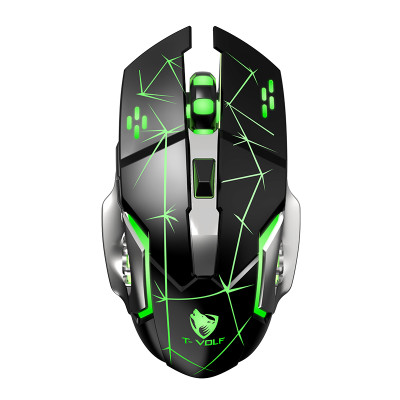 Bộ Phím Chuột Không Dây T-Wolf TF380 Led 7 Màu – Hàng Chính Hãng