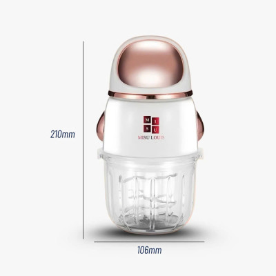Máy Xay Thịt Đa Năng 300ml Misu Louis – Cối Thủy Tinh, 6 Lưỡi Dao Sắc, Công Suất 200W – Xay Thức Ăn Dặm, Rau Củ, Gia Vị, Tiện Dụng Tại Nhà- HÀNG CHÍNH HÃNG MINIIN