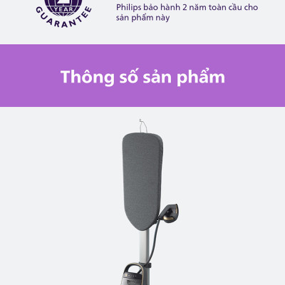 Bàn ủi hơi nước đứng Philips AIS8540/80 - Hàng chính hãng